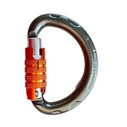ver 0266 Карабин «GRAY» полукруглый трехтактный (Keylock) ф.Vertical